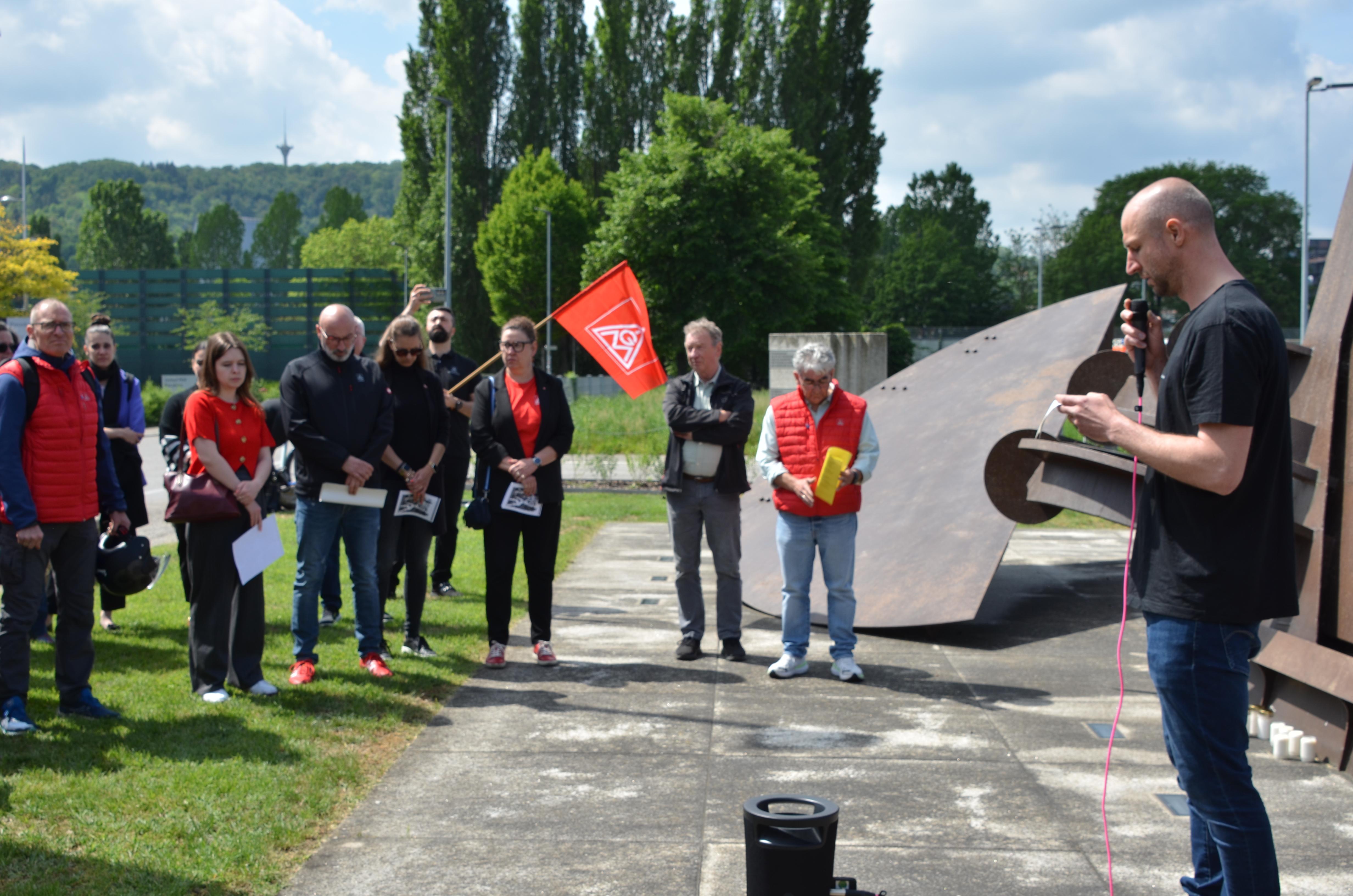 Kranzniederlegung der Vertrauensleute