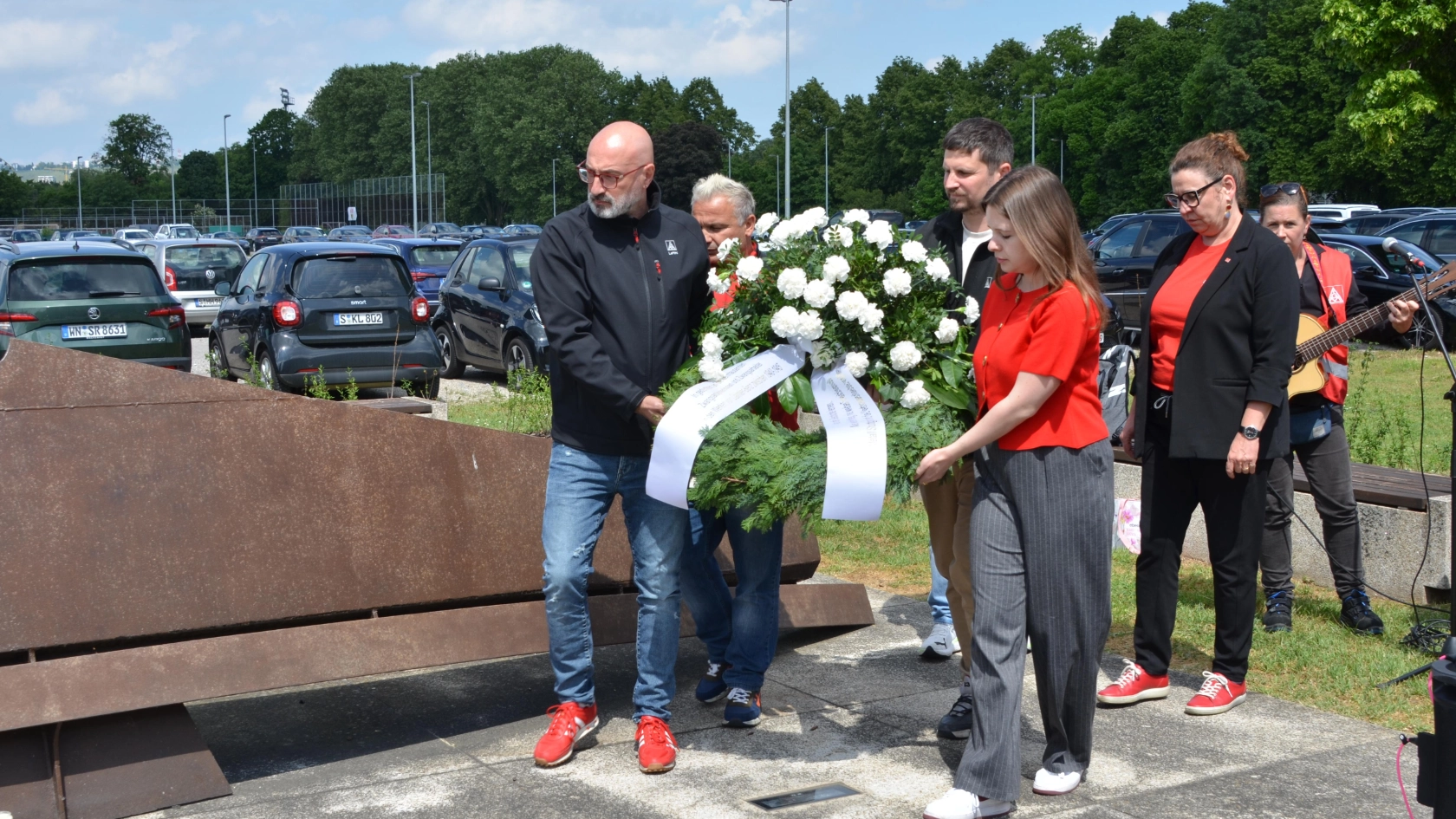 Kranzniederlegung der Vertrauensleute
