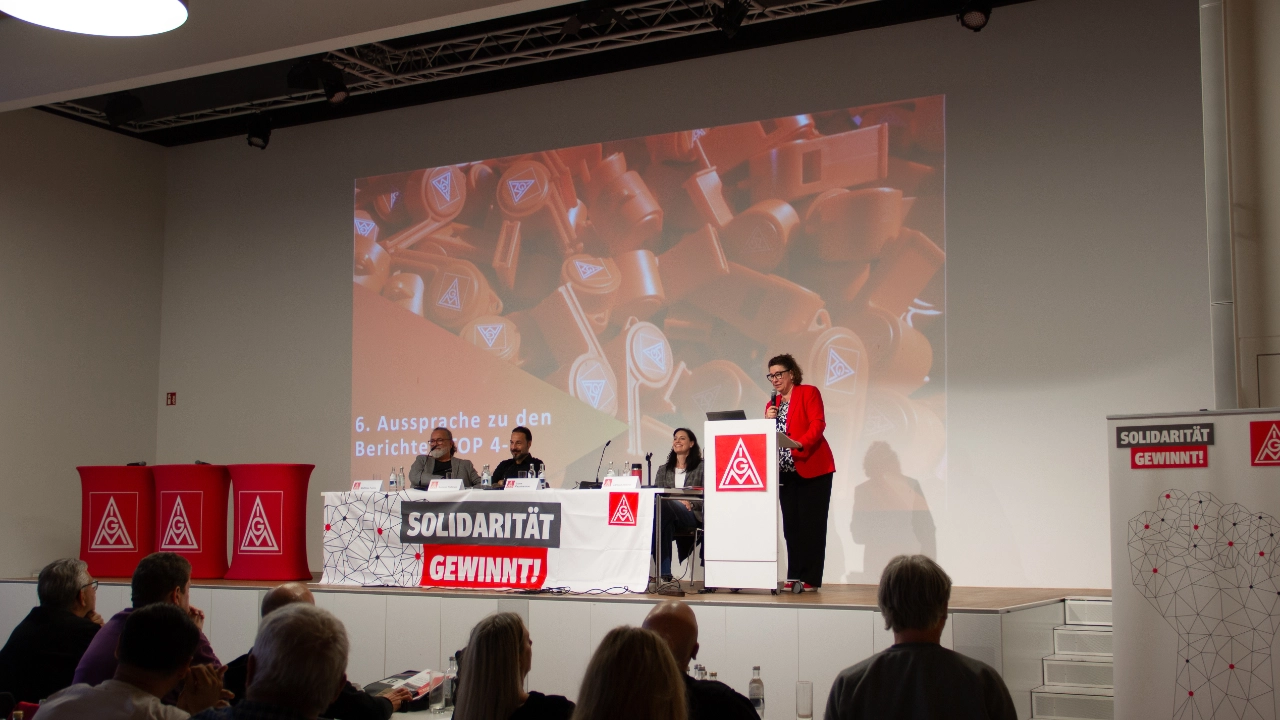 Delegiertenversammlung der IG Metall Stuttgart