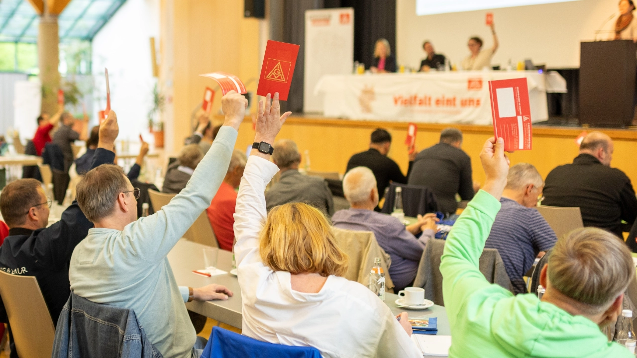 Delegiertenversammlung der IG Metall Stuttgart