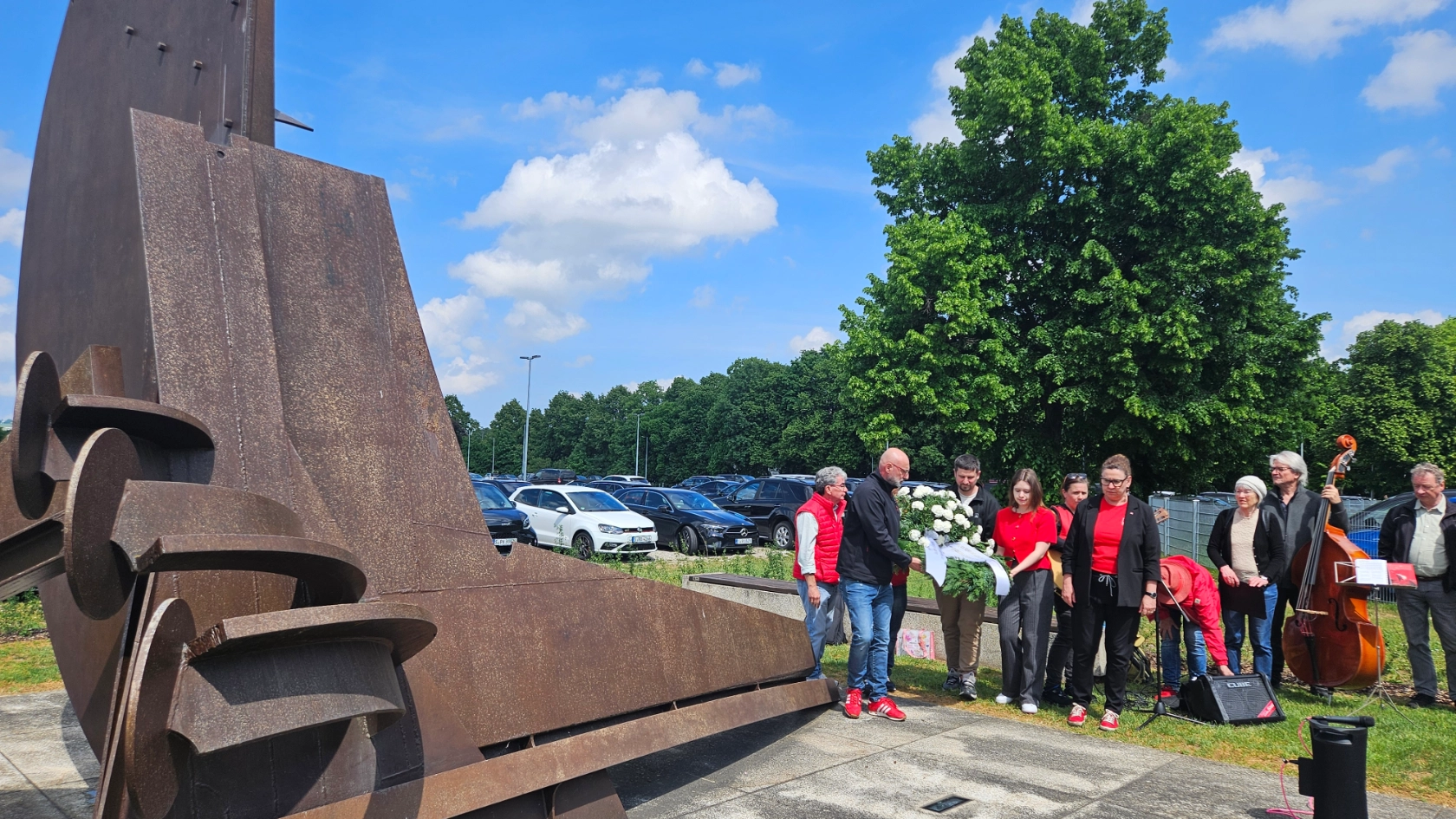 Kranzniederlegung der Vertrauensleute