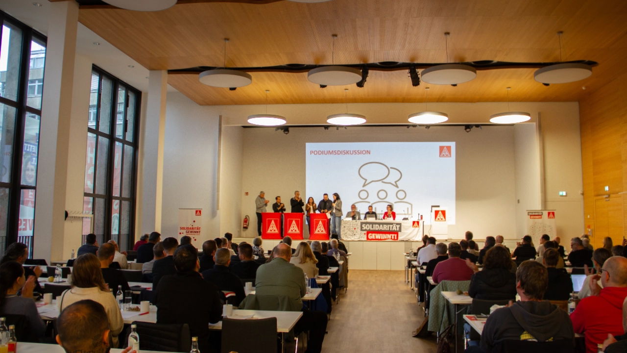 Delegiertenversammlung der IG Metall Stuttgart