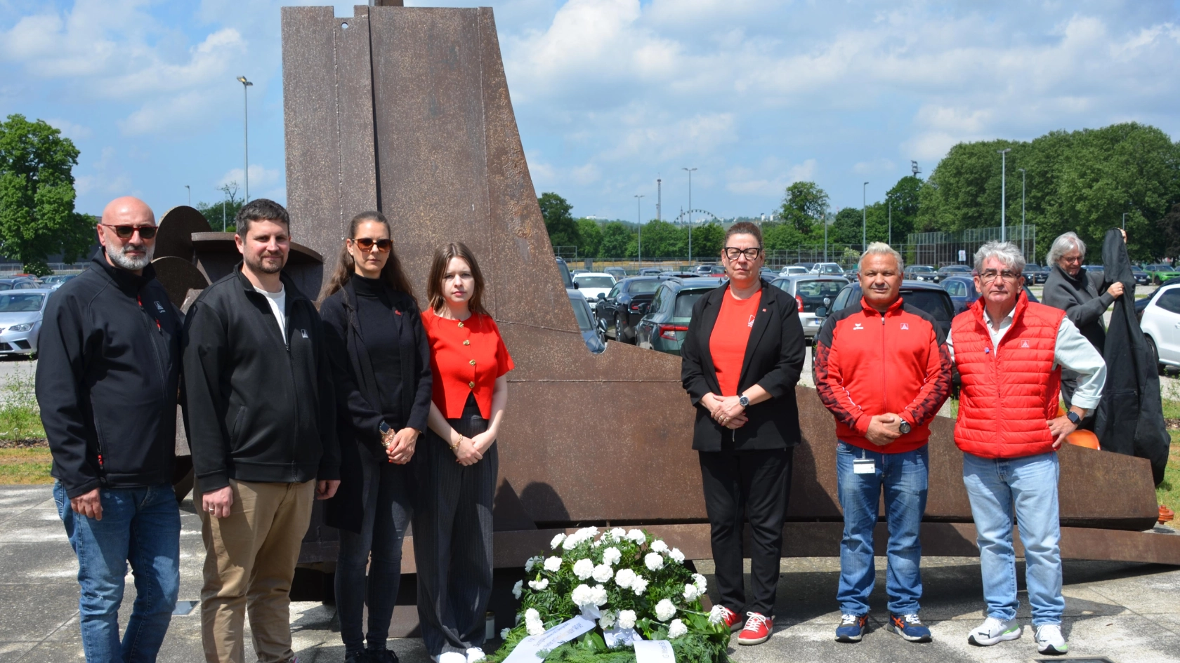 Kranzniederlegung der Vertrauensleute
