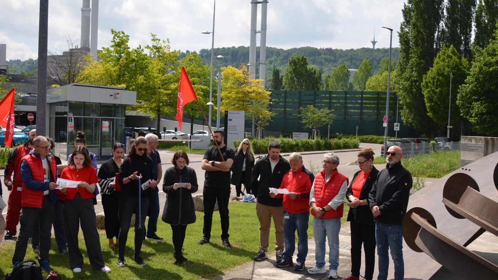 Kranzniederlegung der Vertrauensleute