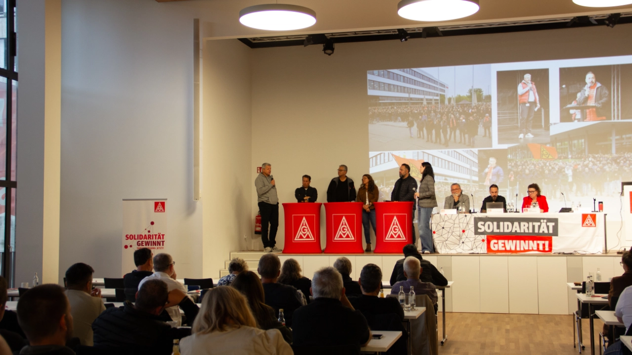 Delegiertenversammlung der IG Metall Stuttgart