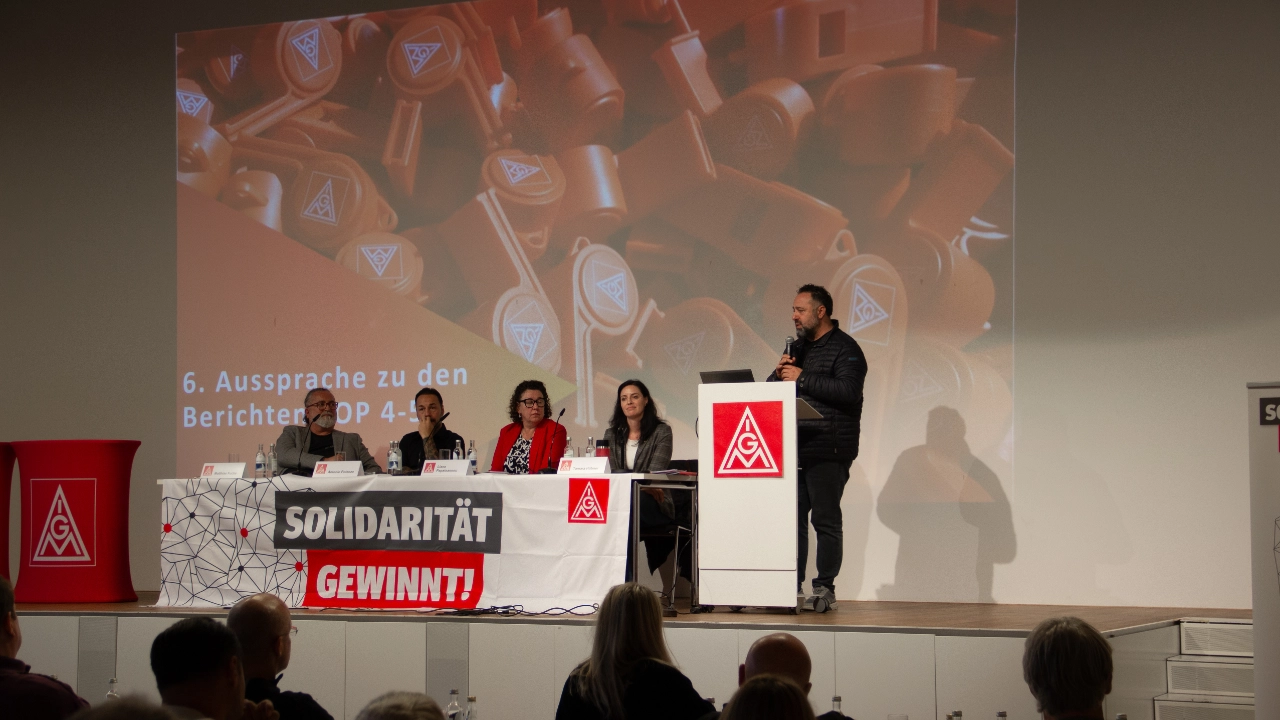 Delegiertenversammlung der IG Metall Stuttgart