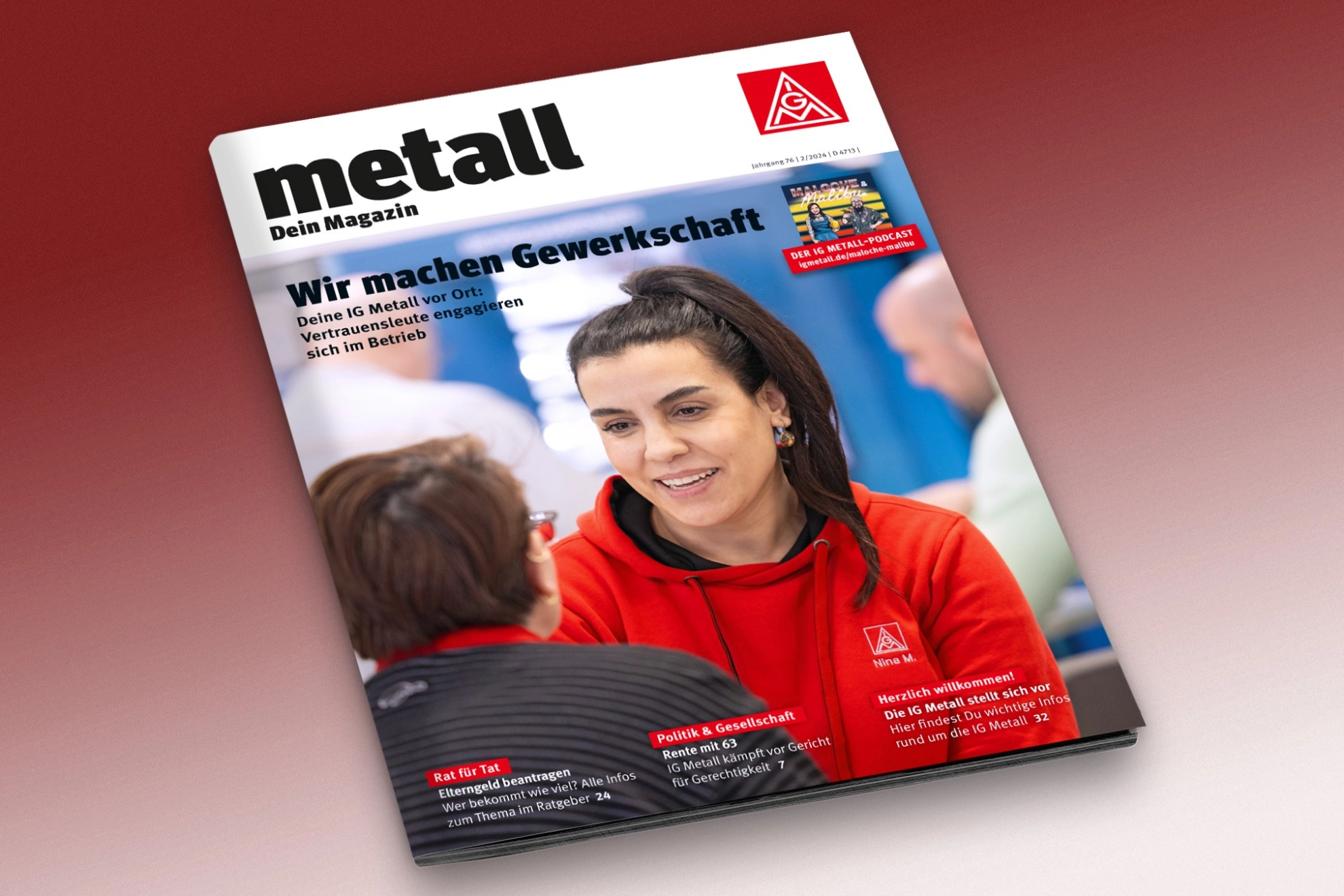 Cover der Metall-Magazins 2/2024