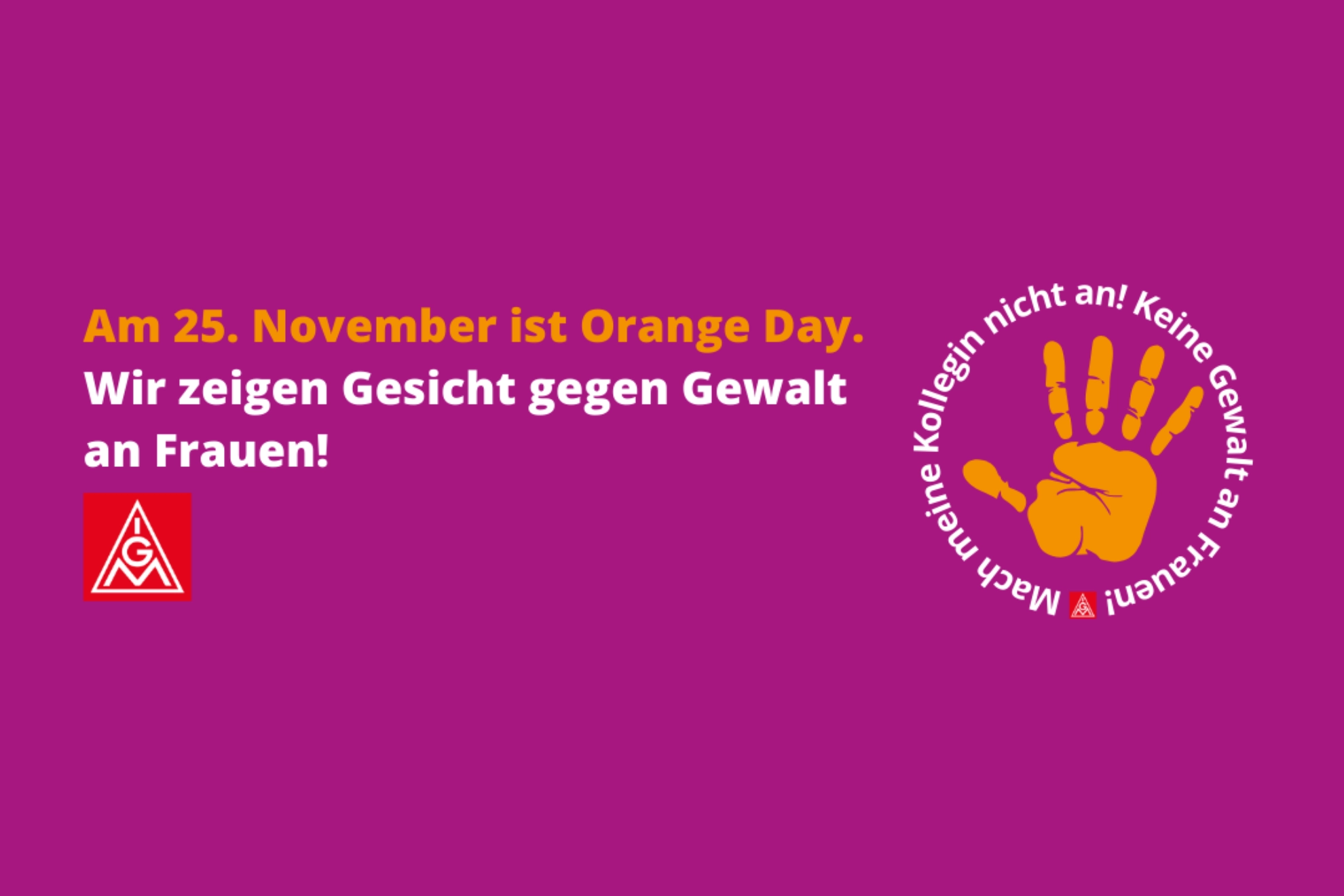 Banner Orange Day