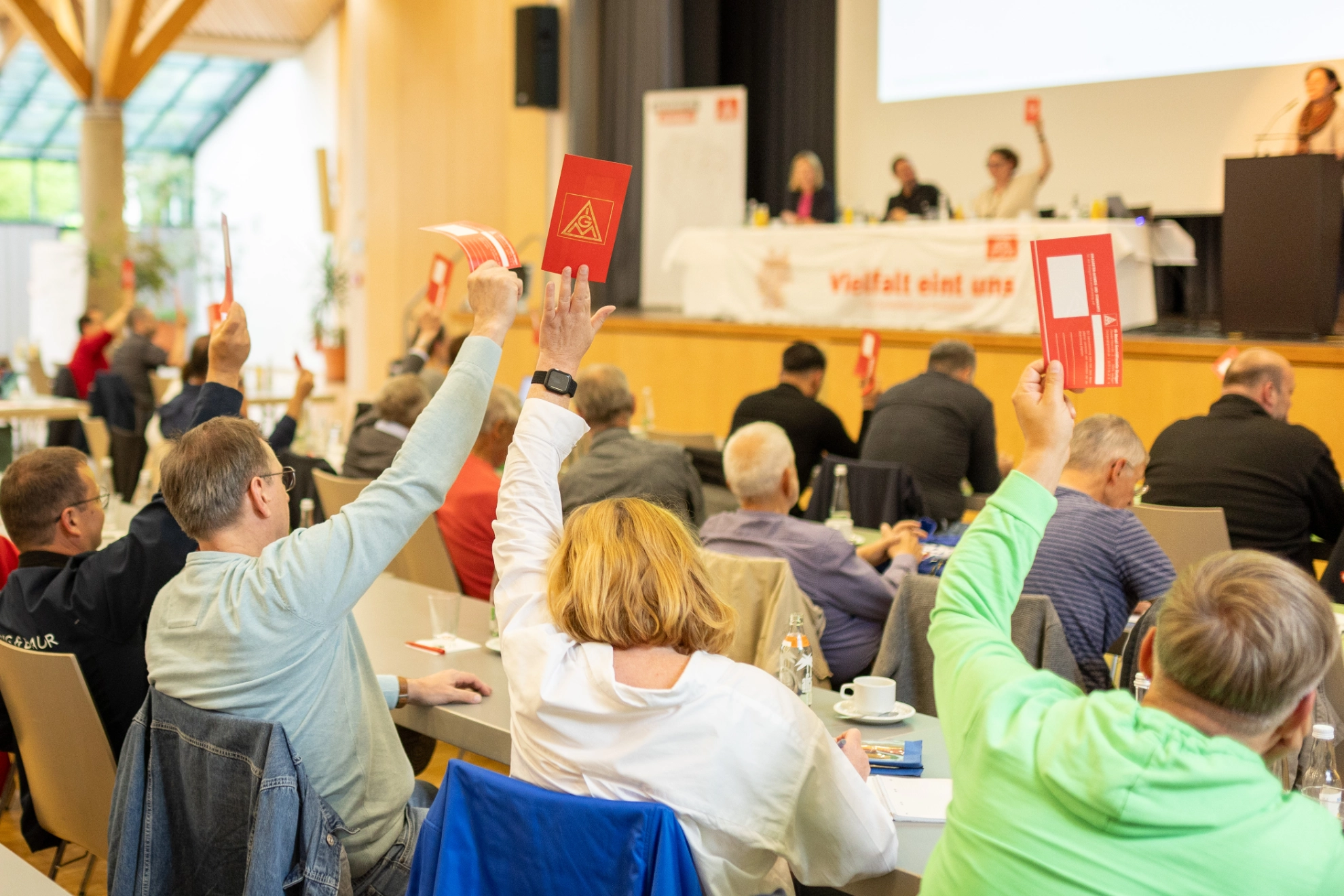 Delegiertenversammlung der IG Metall Stuttgart