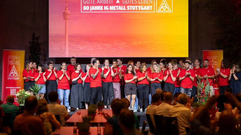 Jubiläumsfeier "80 Jahre IG Metall Stuttgart" am 18.7.2026