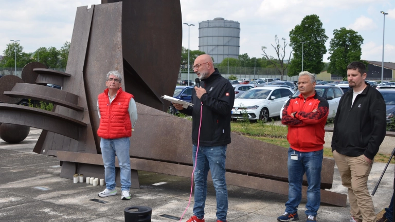 Kranzniederlegung der Vertrauensleute