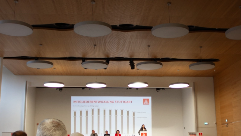Delegiertenversammlung der IG Metall Stuttgart