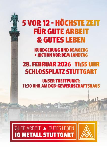 Flyer 28. Februar 2026 Stuttgart