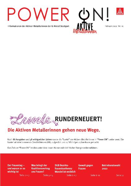 POWER ON! Ausgabe 01 (März 2022)