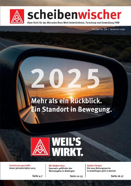 Scheibenwischer Ausgabe 376 (November 2025)