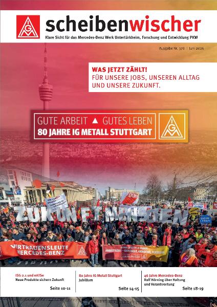 Scheibenwischer Ausgabe 378 (Juni 2026)