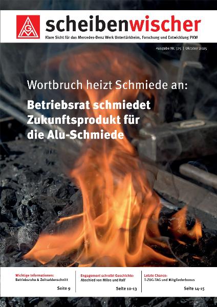 Scheibenwischer Ausgabe 375 (Oktober 2025)