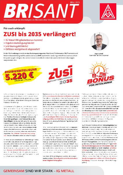 Brennpunkt Extra: BRISANT (März 2025)