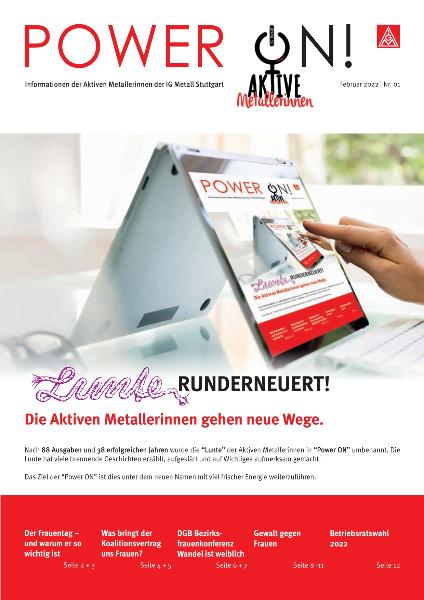 POWER ON! Ausgabe 01 (März 2022)