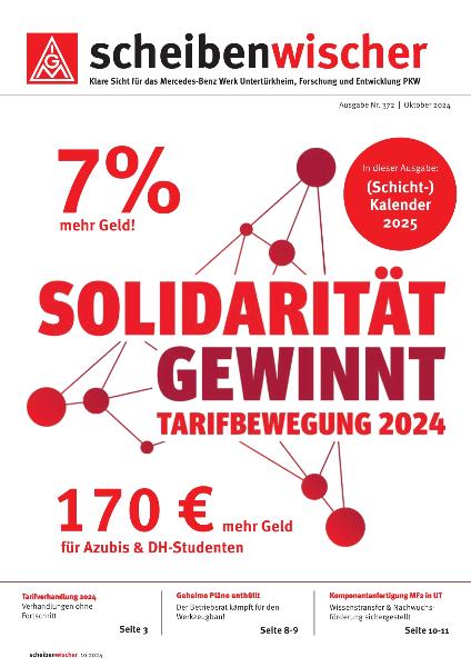 Scheibenwischer Ausgabe 372 (Oktober 2024)